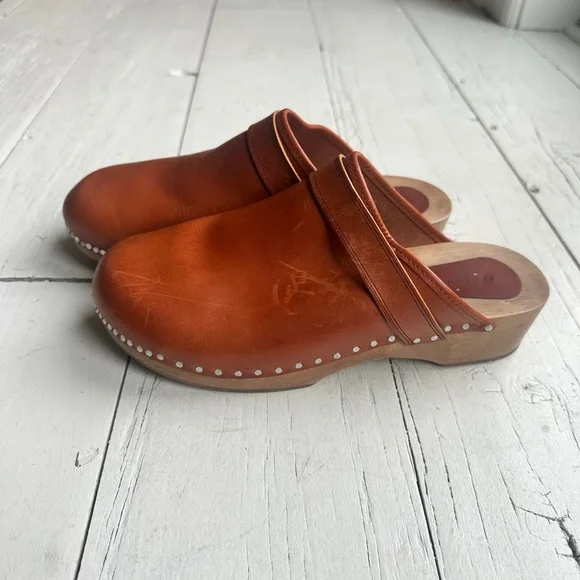 Isabel Marant Thalie Studded Clog Mules, Natural Brown, 37 ✨ - Picture 11 of 15